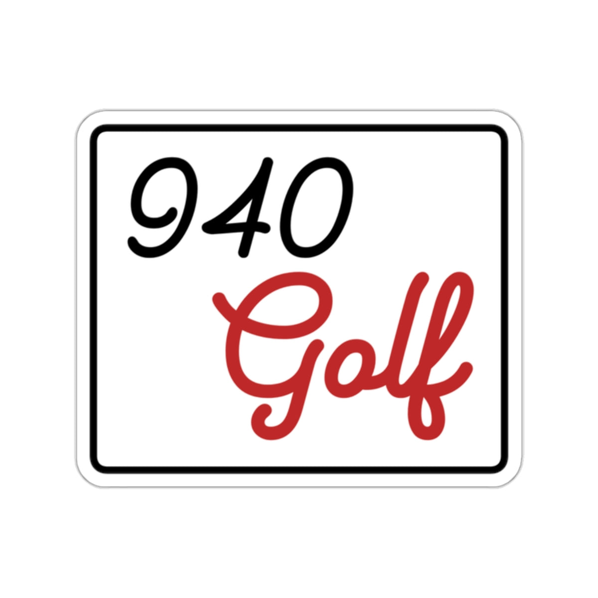 940 pegatinas troqueladas de golf