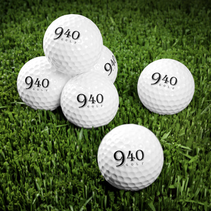 940 Golf Balls, 6pcs
