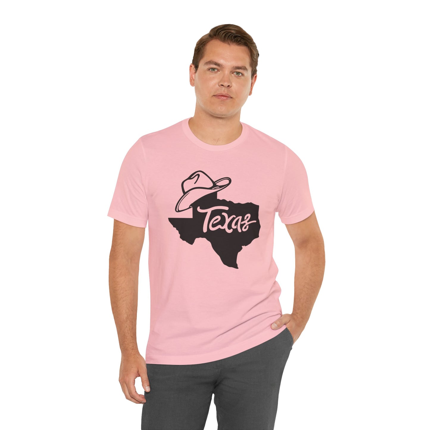 Camiseta unisex con sombrero de vaquero de Texas