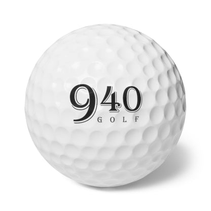 940 Golf Balls, 6pcs